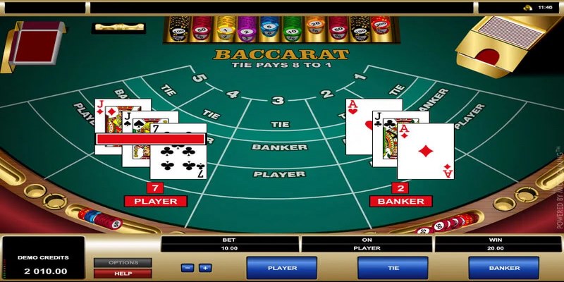 Baccarat của SAgaming thưởng cao